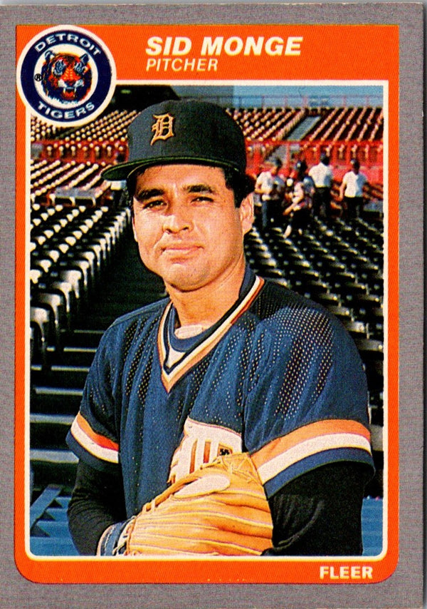 1985 Fleer Sid Monge #17