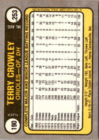 1981 Fleer Terry Crowley #190