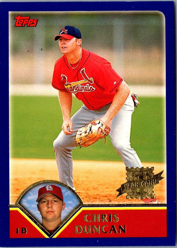 2003 Topps Chris Duncan #292 Rookie