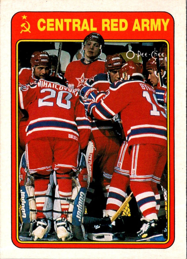 1990 O-Pee-Chee Central Red Army Super Series B #12R