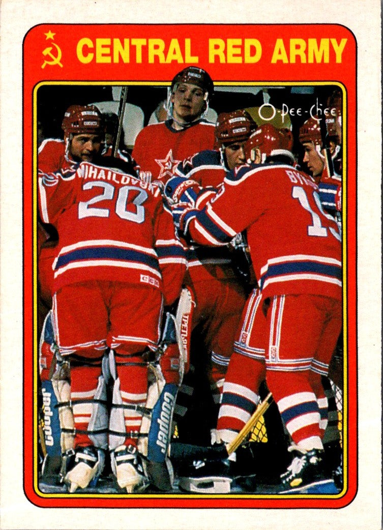 1990 O-Pee-Chee Central Red Army Super Series B