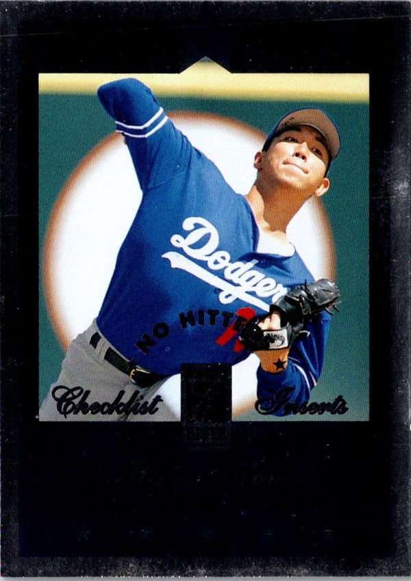1997 Donruss Elite Hideo Nomo #150