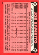 1986 Topps Traded Joe Sambito