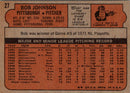 1972 Topps Bob Johnson