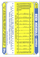 1987 Topps Traded Reid Nichols #87T