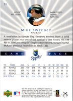 2003 Upper Deck Game Face Mike Sweeney #51