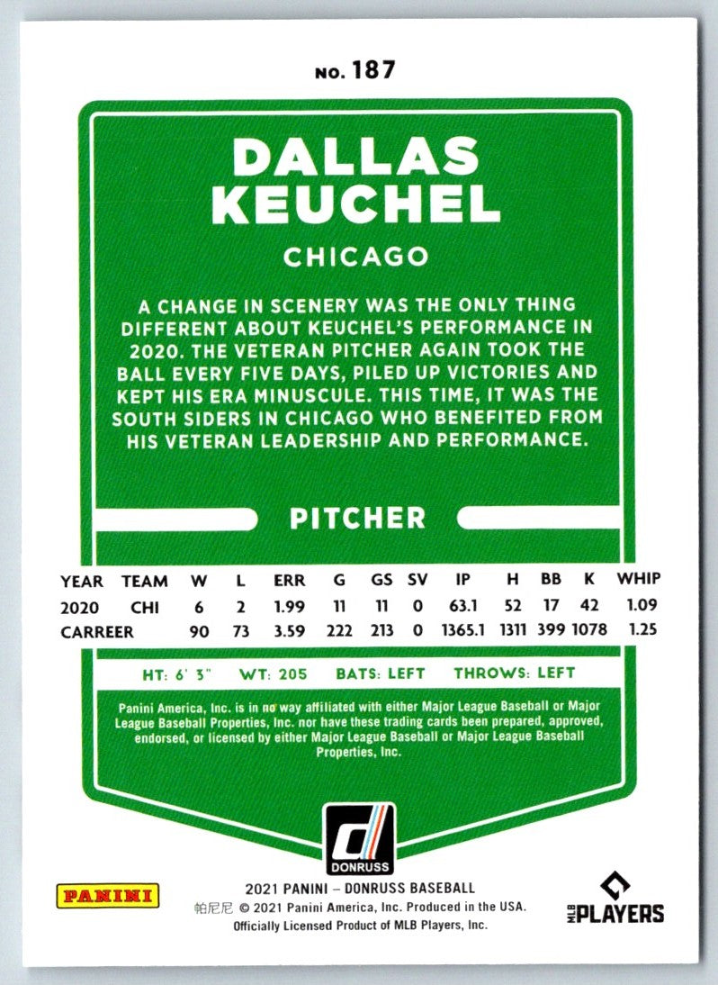 2021 Donruss Dallas Keuchel