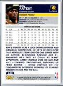 2003 Topps Ron Artest