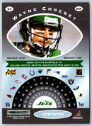 1997 Pinnacle Certified NFL Wayne Chrebet