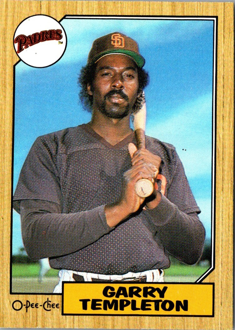 1987 O-Pee-Chee Garry Templeton