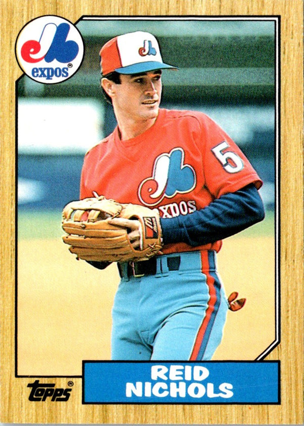 1987 Topps Traded Reid Nichols #87T