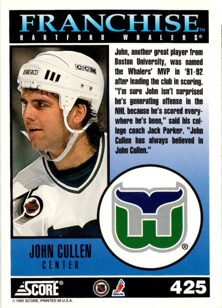 1992 Score John Cullen