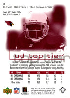 2000 Upper Deck Black Diamond David Boston #2