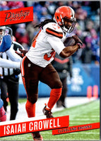 2017 Panini Prestige Isaiah Crowell #128