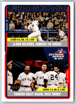 2005 Topps Alex Rodriguez/Ruben Sierra #349
