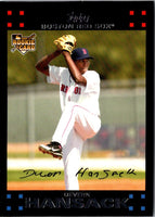 2007 Topps Devern Hansack #646 Rookie