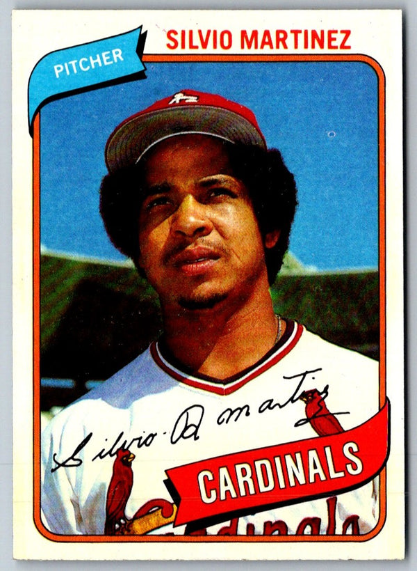 1980 Topps Silvio Martinez #496