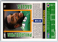 1992 Score Wes Hopkins #72