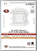 2003 Fleer Authentix Tai Streets