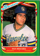 1987 Fleer Star Stickers Ted Higuera