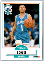 1990 Fleer Tyrone Bogues #16