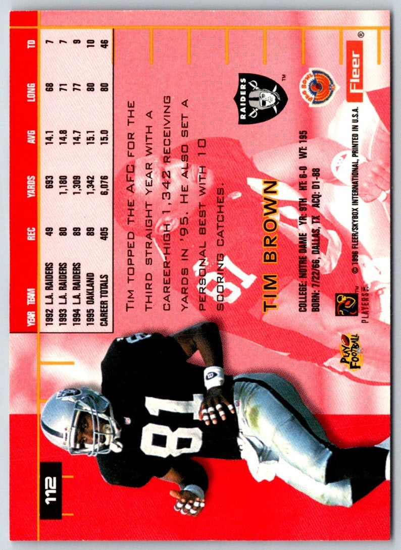 1996 Ultra Tim Brown