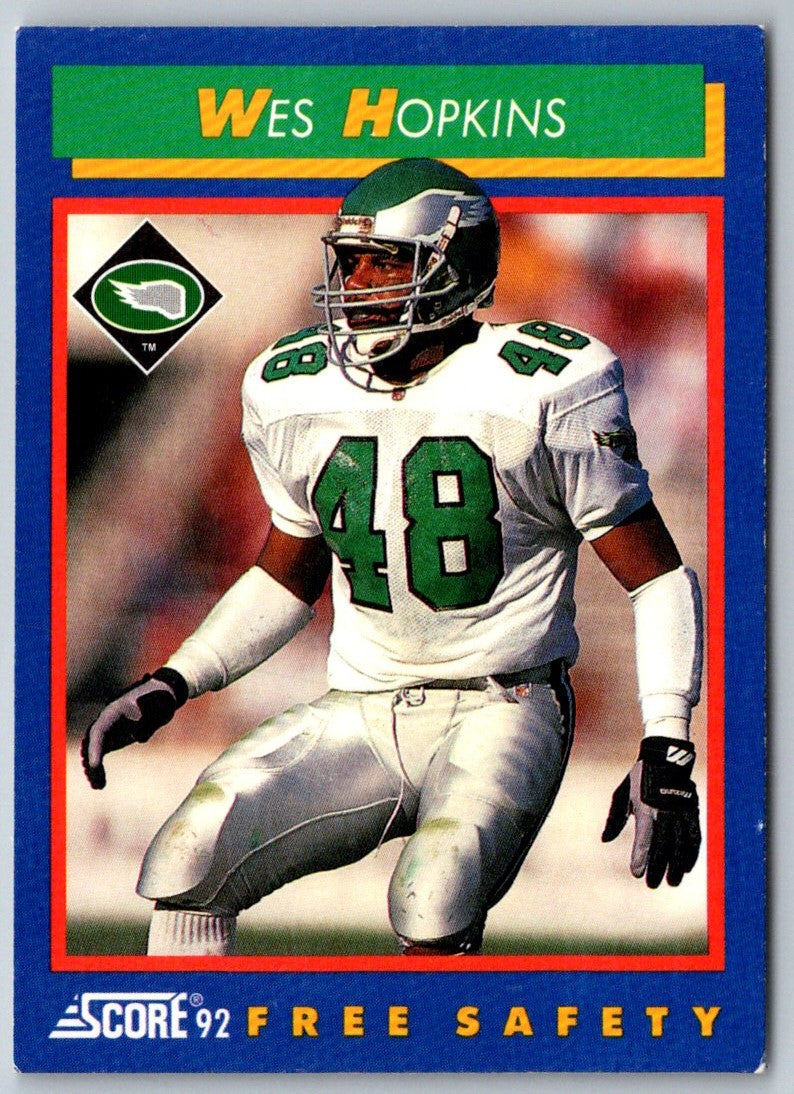 1992 Score Wes Hopkins