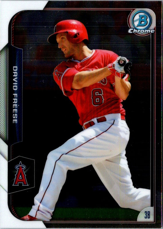 2015 Bowman Chrome David Freese #47