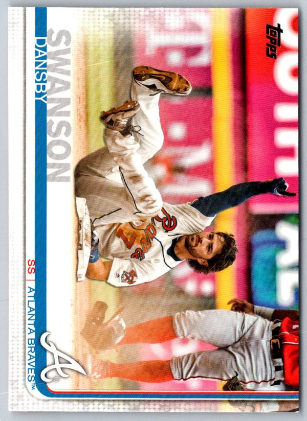 2019 Topps Dansby Swanson #191