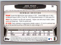 2013 Bowman Jake Peavy #70