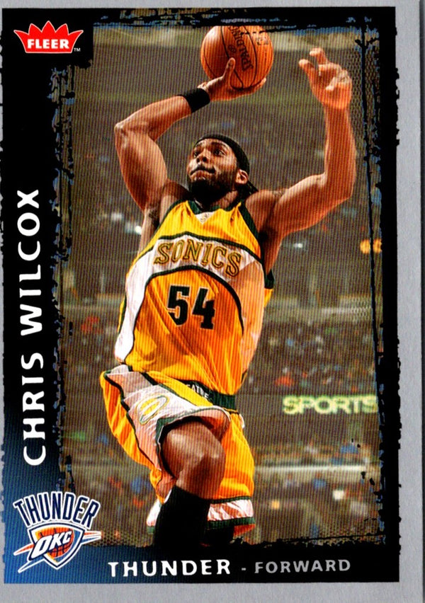 2008 Fleer Chris Wilcox #197