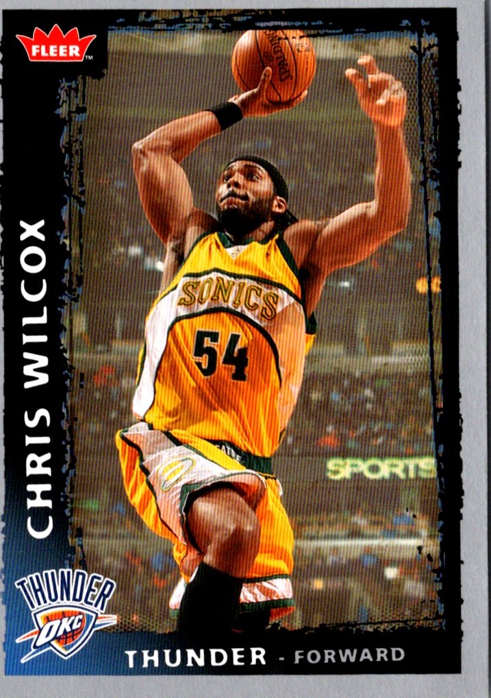 2008 Fleer Chris Wilcox