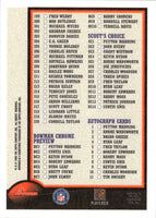1998 Bowman Checklists Checklist Checklist #1
