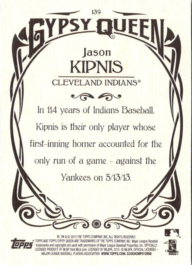 2015 Topps Gypsy Queen Jason Kipnis