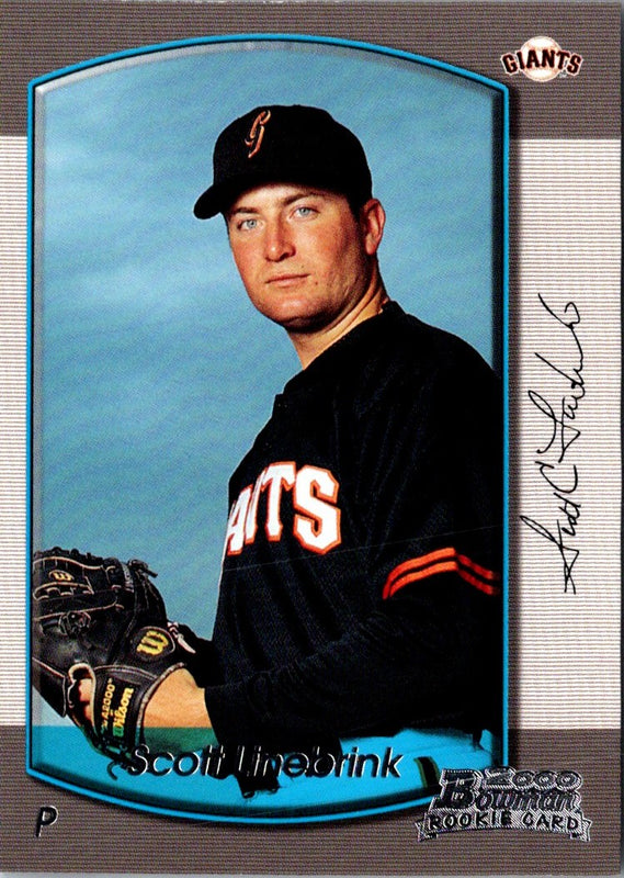 2000 Bowman Draft Picks & Prospects Scott Linebrink #77 Rookie