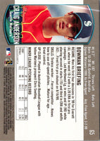 2000 Bowman Draft Picks & Prospects Craig Anderson #65 Rookie