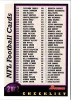 1998 Bowman Checklists Checklist Checklist #1