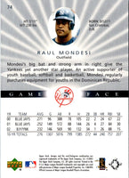 2003 Upper Deck Game Face Raul Mondesi #74