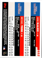 2006 Topps Lone Star Sluggers (Hank Blalock/Michael Young) #652