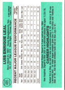 1984 Donruss Luis Leal