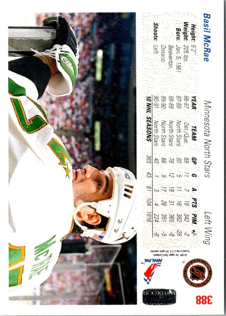 2010 Upper Deck Basil McRae