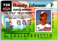 1992 Stadium Club Randy Johnson #720
