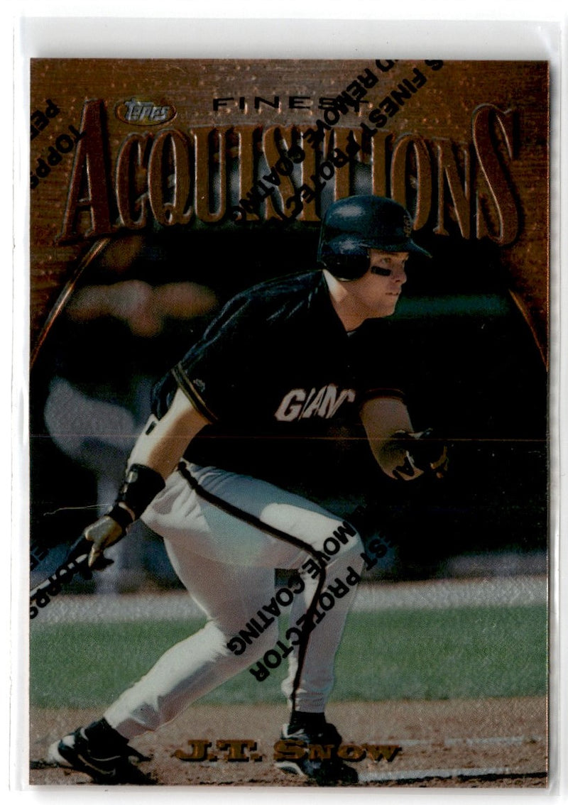 1996 Finest J.T. Snow