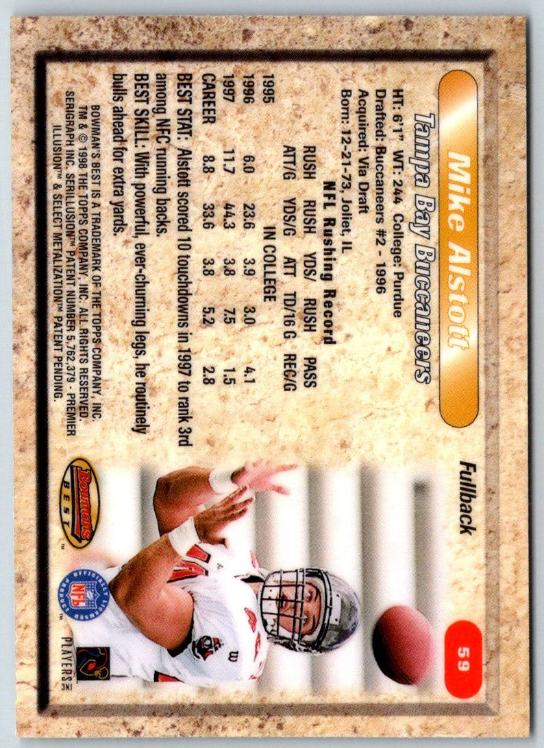 1998 Bowman's Best Mike Alstott