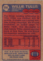 1985 Topps Willie Tullis #256