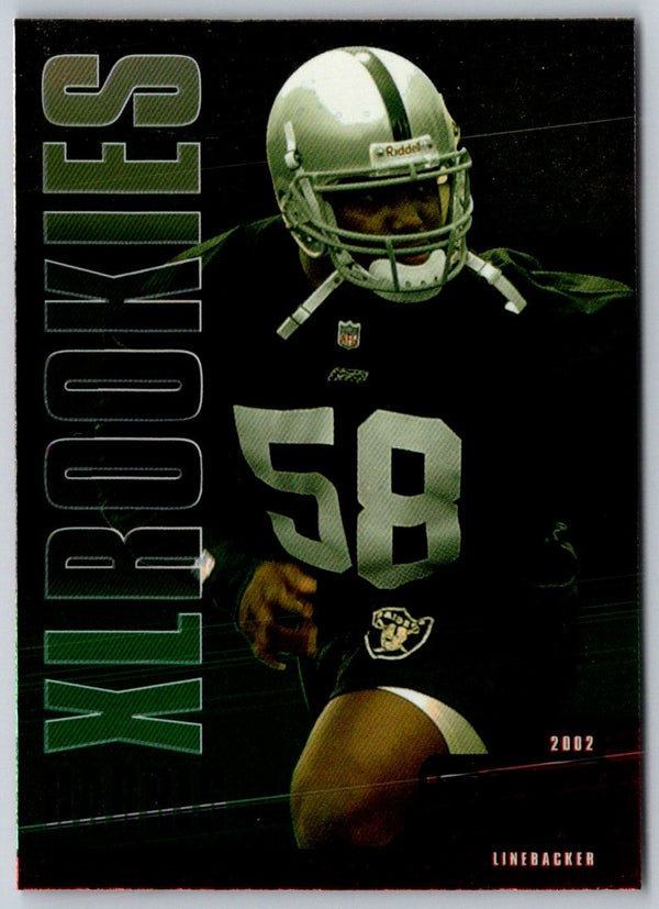 2002 Upper Deck XL Napoleon Harris #582 Rookie