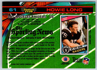 1991 Topps Stadium Club Football Howie Long #61