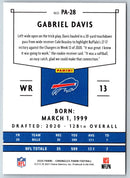 2020 Panini Chronicles Gabriel Davis