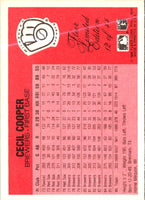 1986 Fleer Limited Edition Cecil Cooper #12