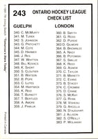 1991 7th Inning Sketch OHL Checklist (291-383) #243